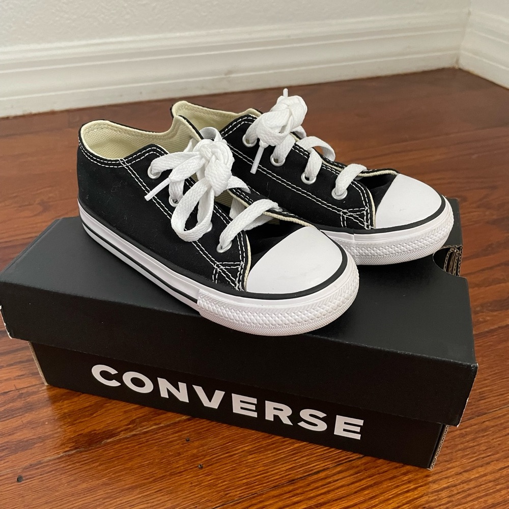 Kids converse - black